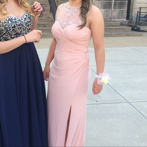 Light pink prom dress - Picture 3 of 4